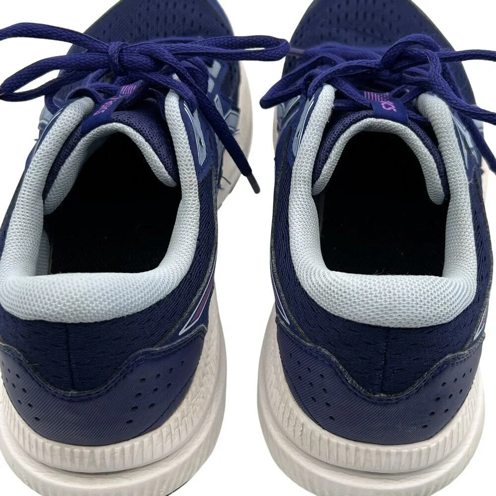 Asics Gel Contend 8 Womens 9W Running Shoes Athletic Dive Blue Soft Sky Sneaker